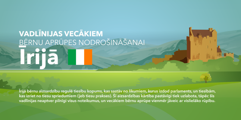 Vadlīnijām vecākiem bērnu aprūpes nodrošināšanai Īrijā