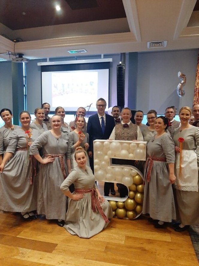 TDK "Rietumkrasts" 5 gadu jubilejas svinības Īrijā