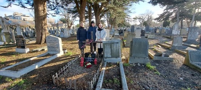 Jāņa Meža atdusas vieta Dublinas kapos