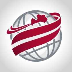 Latvija un pasaule logo