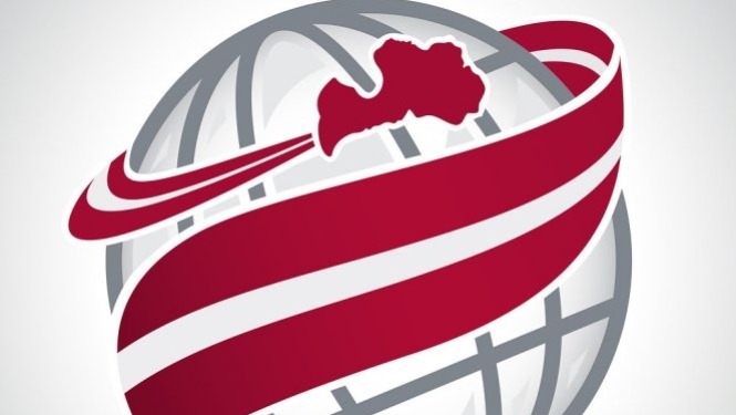 Latvija un pasaule logo